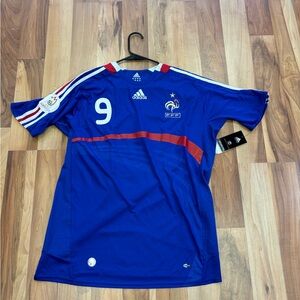 BENZEMA 2007/2008 Soccer FRANCE Jersey